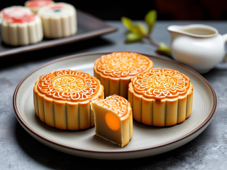 準備郵寄到澳大利亞的月餅 準備郵寄到澳大利亞的月餅