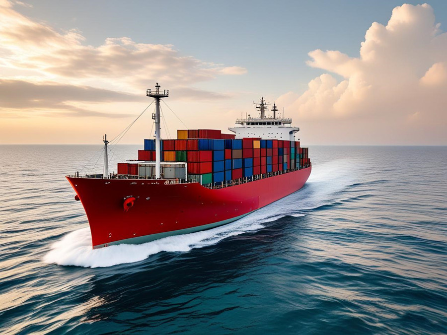 海輪正在將貨物運輸到澳洲 海輪正在將貨物運輸到澳洲